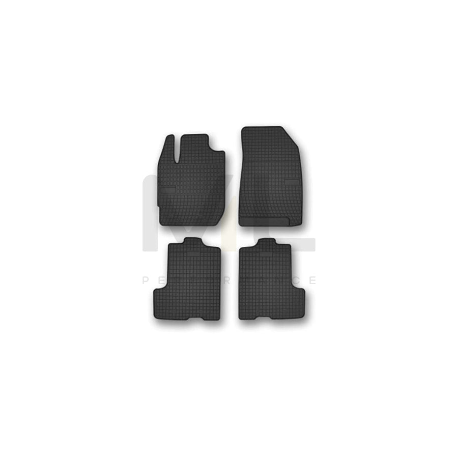 FROGUM Tailored 402256 Floor mat set for DACIA Duster II Elastomer, Front and Rear, Quantity: 4, Black | ML Performance Car Parts