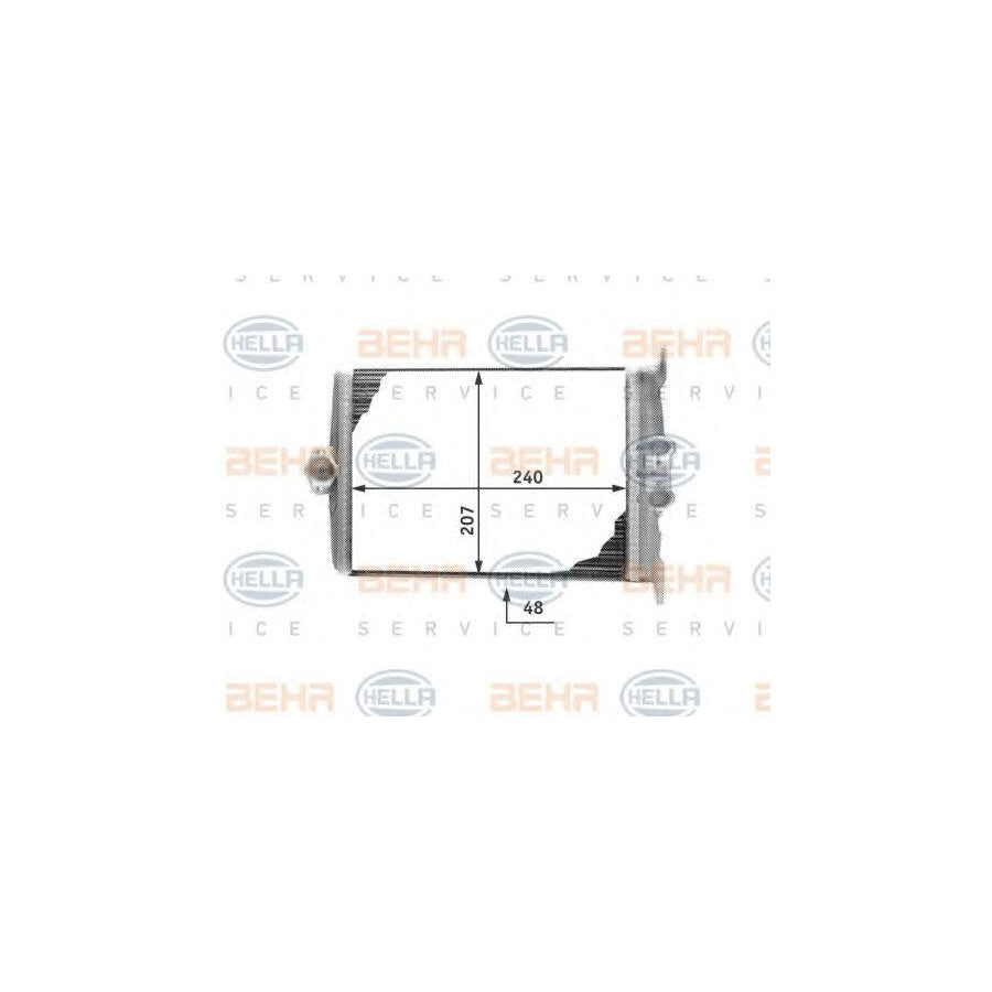 Hella 8FH 351 311-641 Heater Matrix