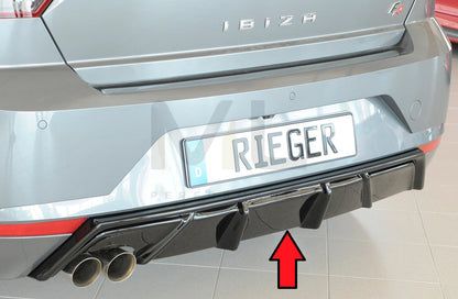 Rieger 00088168 SEAT KJ Rear Diffuser (Ibiza FR & Ibiza) 1 | ML Performance UK Car Parts