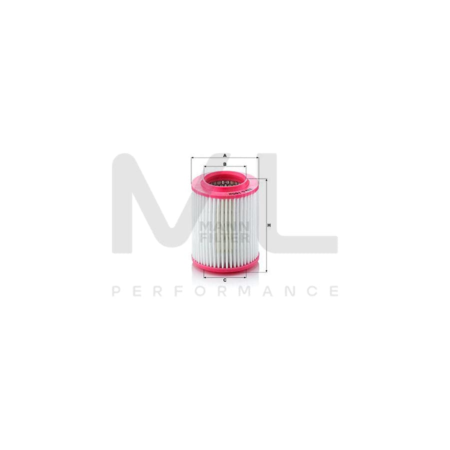 MANN-FILTER C 1652 Air Filter for AUDI A8 D3 (4E2, 4E8) Filter Insert | ML Performance Car Parts