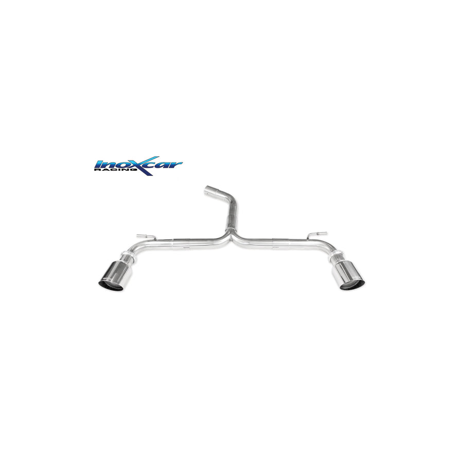 InoXcar TWVW.20.102R VW Golf 7 Non-Resonated Rear Exhaust | ML Performance UK Car Parts