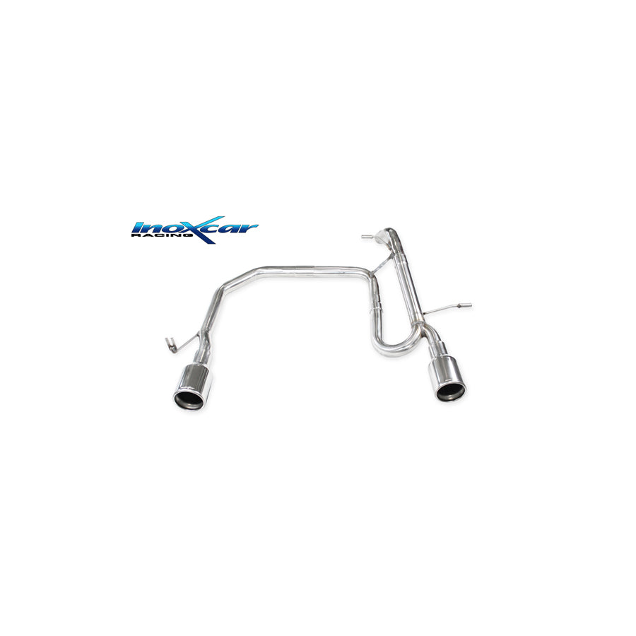 InoXcar TWPE.30.102 Peugeot 208 Non-Resonated Rear Exhaust | ML Performance UK Car Parts