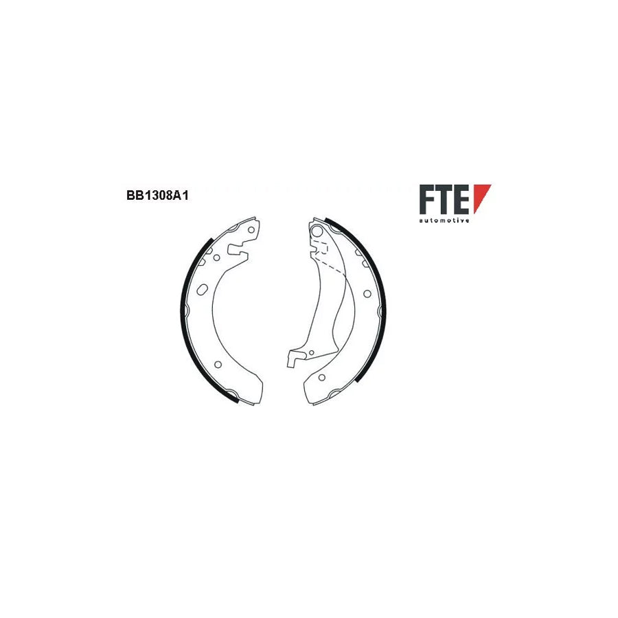 Fte BB1308A1 Brake Shoe Set For Land Rover Freelander | ML Performance UK Car Parts