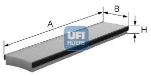 UFI 53.016.00 Pollen Filter