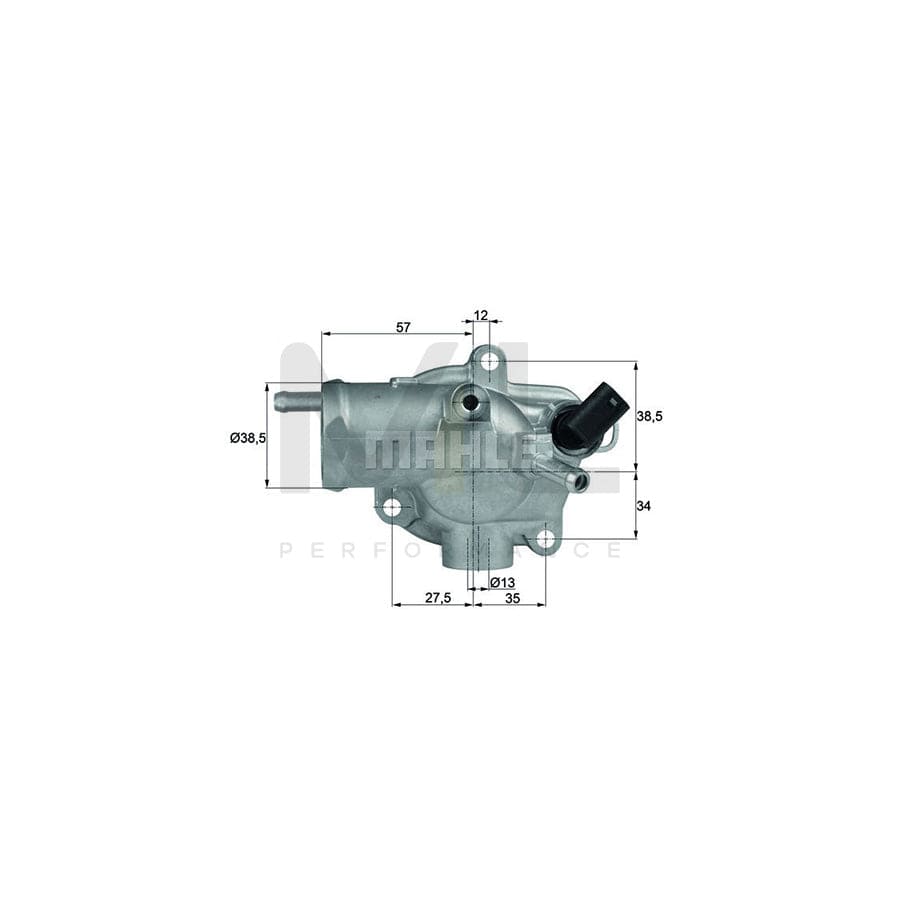 MAHLE ORIGINAL TI 37 84D Engine thermostat Opening Temperature: 84��C, with seal | ML Performance Car Parts