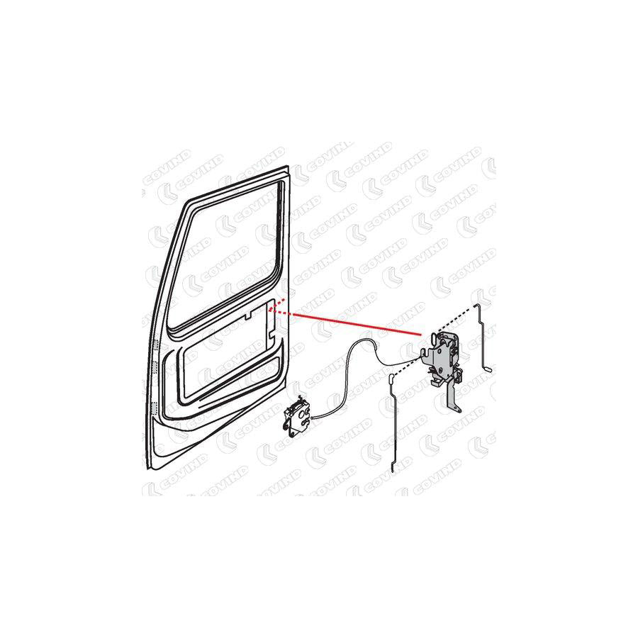 Covind 2Fh/180 Door Lock | ML Performance UK