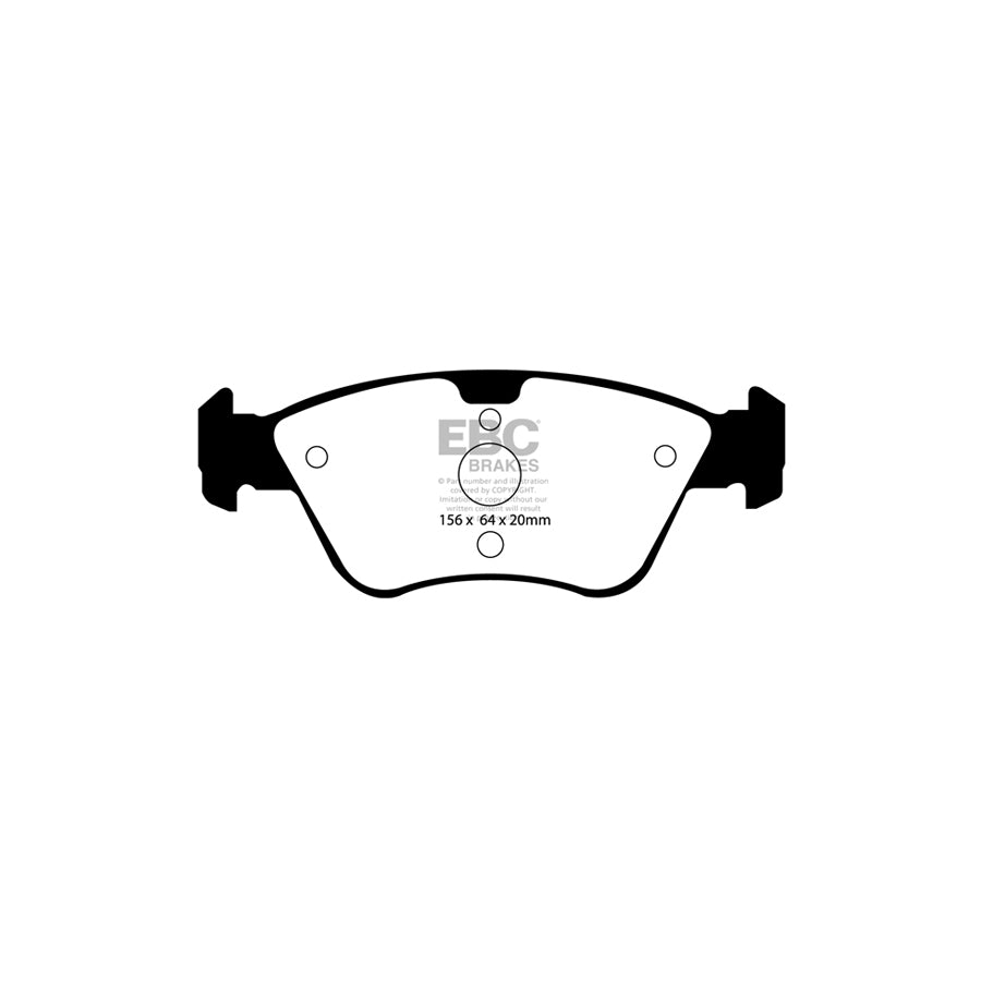 EBC PLK1618 Mercedes-Benz C208 Yellowstuff Pads and Brake Line Performance Pack - ATE Caliper 2 | ML Performance UK Car Parts