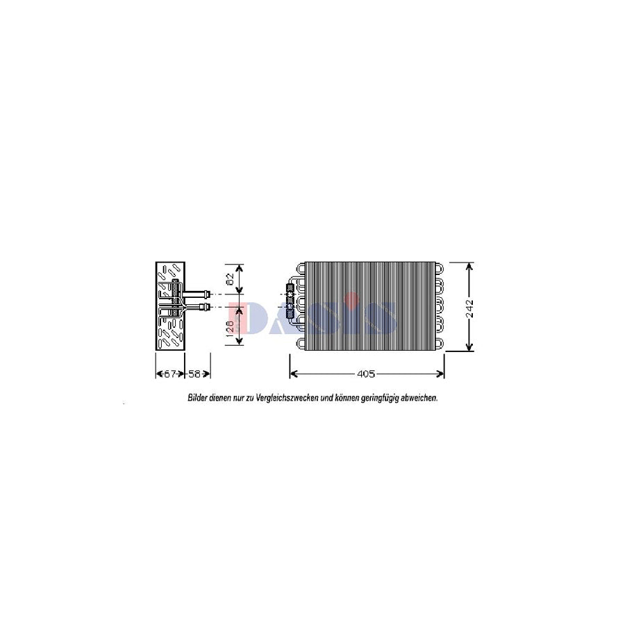 AKS Dasis 820314N Air Conditioning Evaporator | ML Performance UK