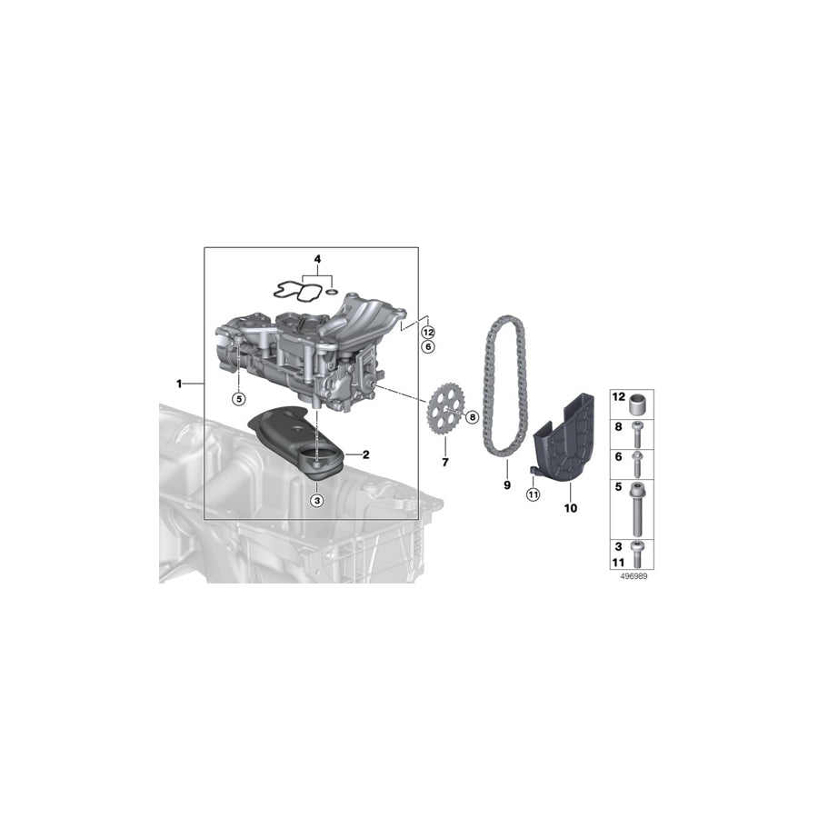 Genuine BMW 11418098921 Oil Pump Sprocket (Inc. X3 M & X4 M) | ML Performance UK Car Parts