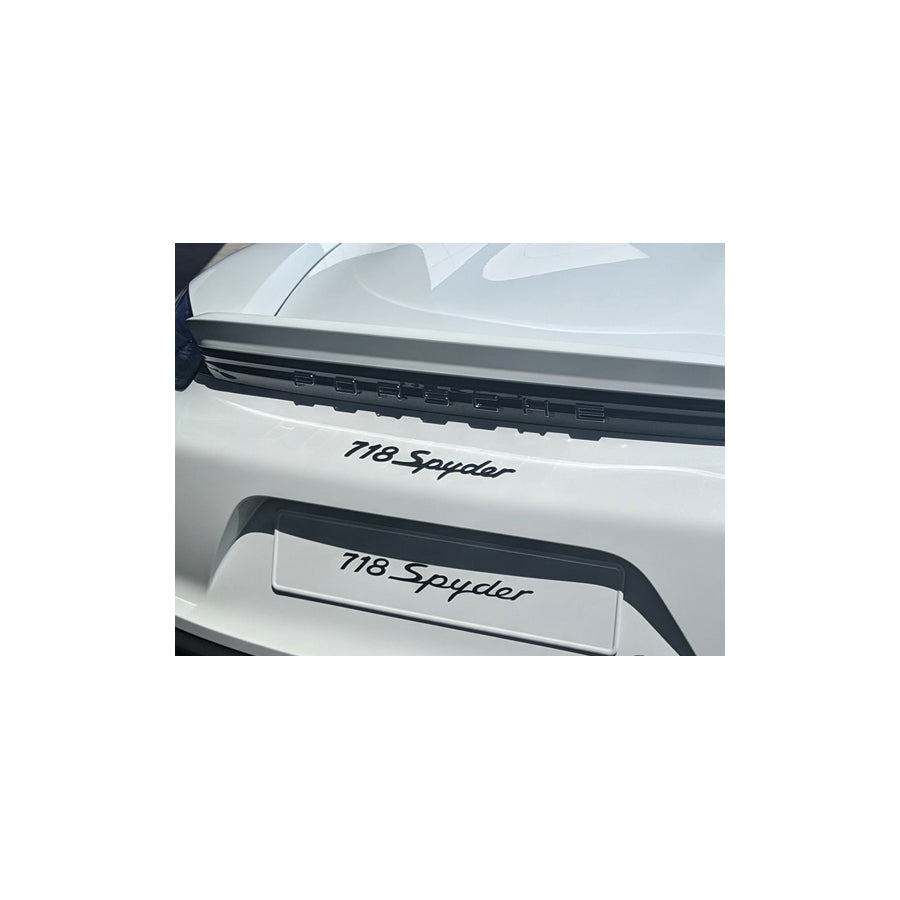 Genuine Porsche 718 Spyder Rear Badge For Porsche 718 (982) Boxster Spyder | ML Performance UK Car Parts