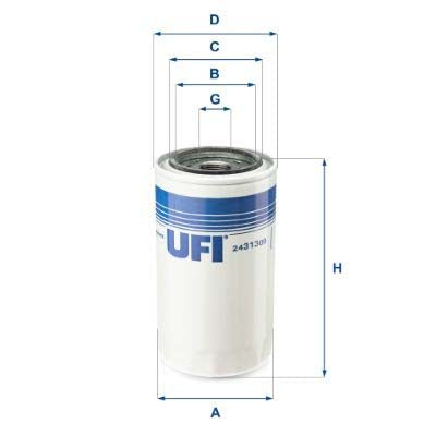 UFI 24.313.00 Fuel Filter