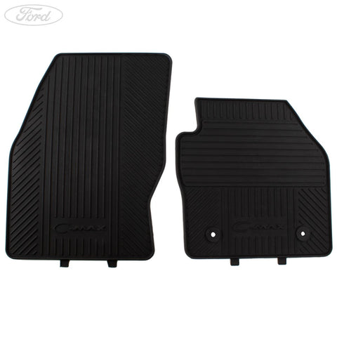 GENUINE FORD 1796138 C-MAX RUBBER FLOOR MATS FRONT, BLACK | ML Performance UK