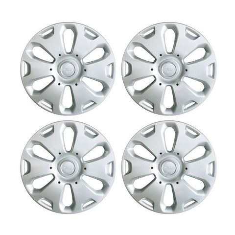 GENUINE FORD 1813325 FIESTA & KA SET OF 4 WHEEL COVER TRIMS, SILVER, FITS 14" STEEL WHEELS | ML Performance UK