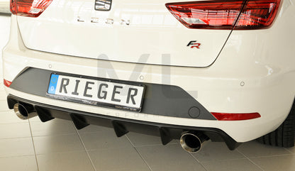 Rieger 00027036 SEAT 5F Leon FR Rear Diffuser 5 | ML Performance UK Car Parts