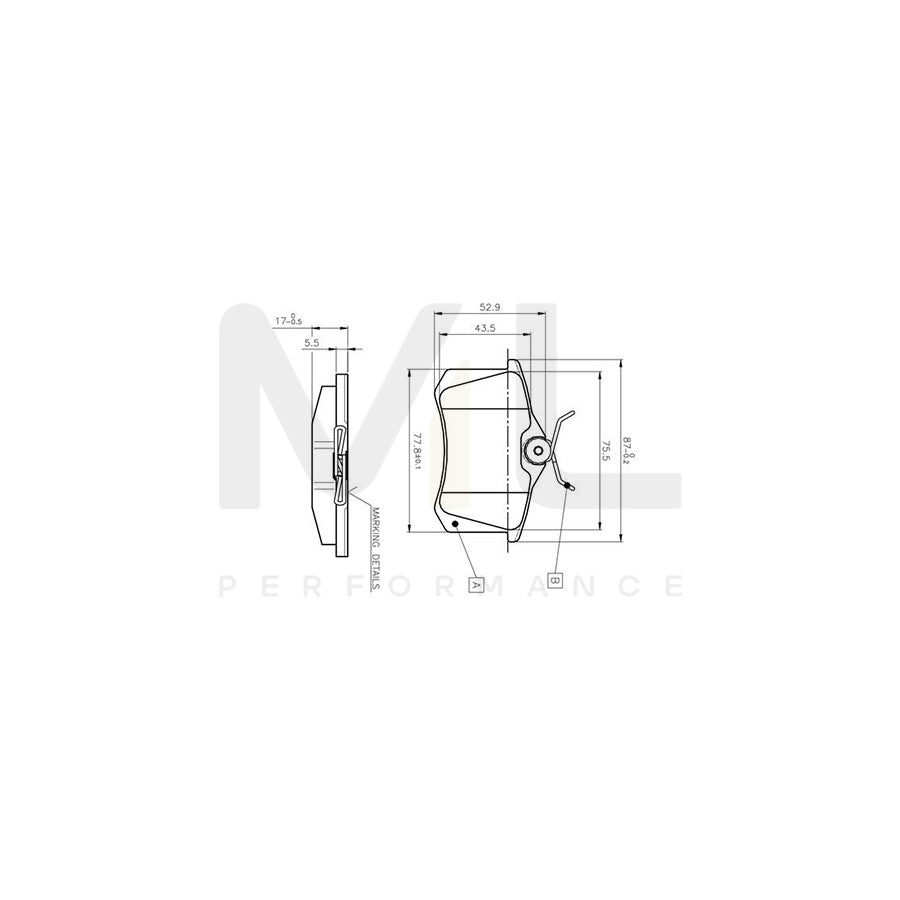 Bosch 0986Tb2139 Brake Pad Set For Audi A8 D2 (4D2, 4D8) Excl. Wear Warning Contact, With Bolts, With Accessories  | ML Performance Car Parts