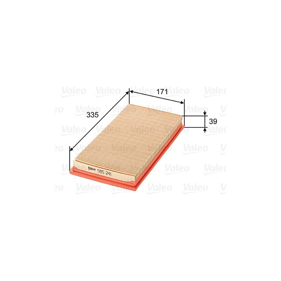 VALEO 585241 Air Filter | ML Performance UK Car Parts