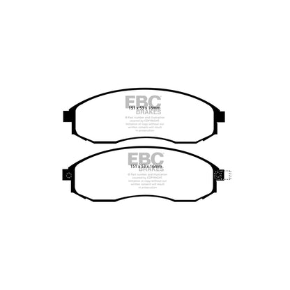 EBC DP1489 Mitsubishi L 200 96-06 Ultimax Front Brake Pads 2 | ML Performance UK Car Parts