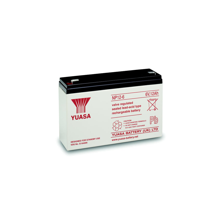 Yuasa NP12-6 Industrial VRLA Battery | ML Performance UK Car Parts