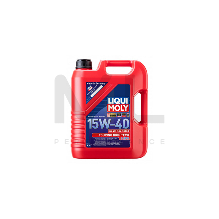 Liqui Moly Touring High Tech SHPD Motor Oil 15W 40 5l