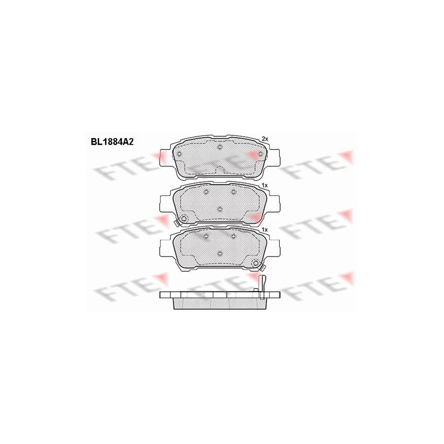 Fte BL1884A2 Brake Pad Set | ML Performance UK Car Parts