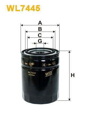 WIX Filters WL7445 Oil Filter