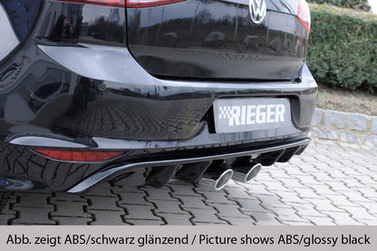 Rieger 00099283 VW Mk7-Line Golf R Rear Diffuser 2 | ML Performance UK Car Parts