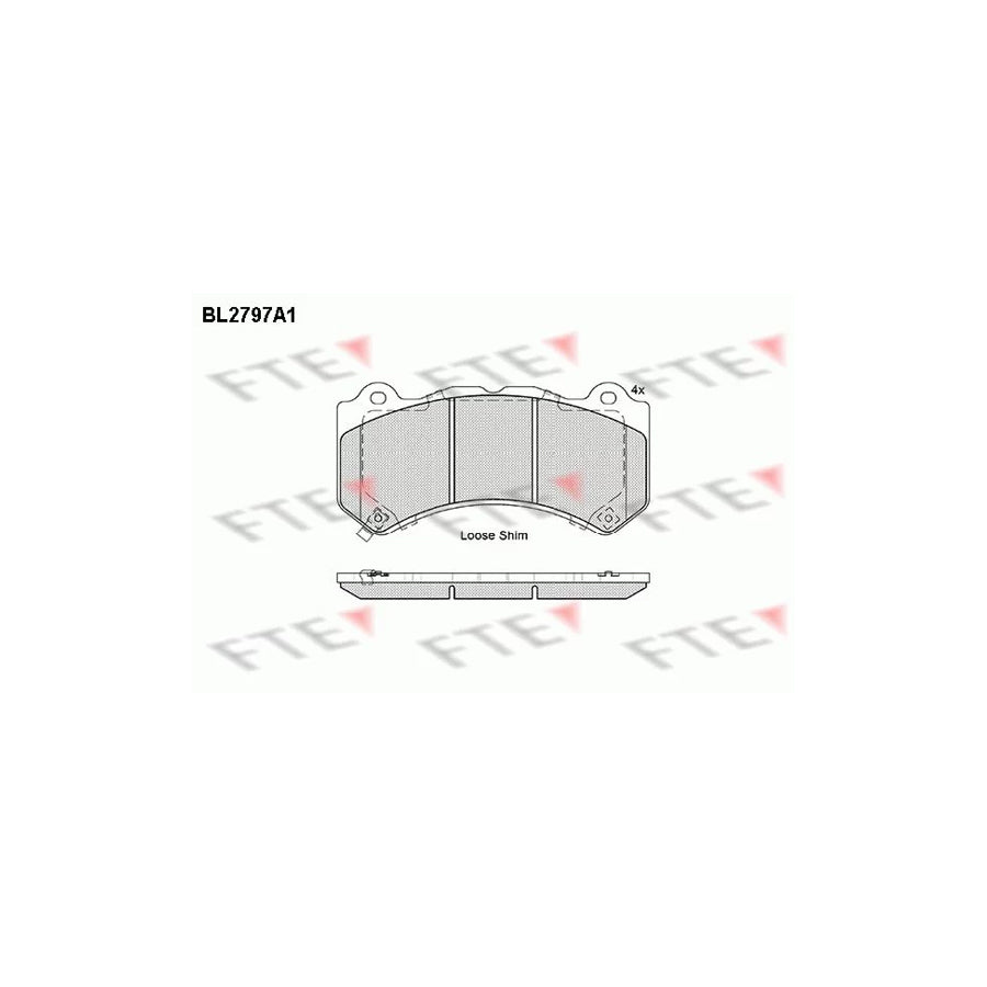 Fte BL2797A1 Brake Pad Set | ML Performance UK Car Parts