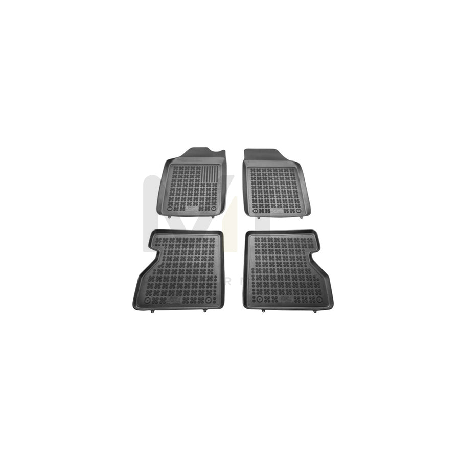 REZAW PLAST Tailored 201913 Floor mat set for RENAULT Kangoo I (KC) Elastomer, Front and Rear, Quantity: 4, Black | ML Performance Car Parts