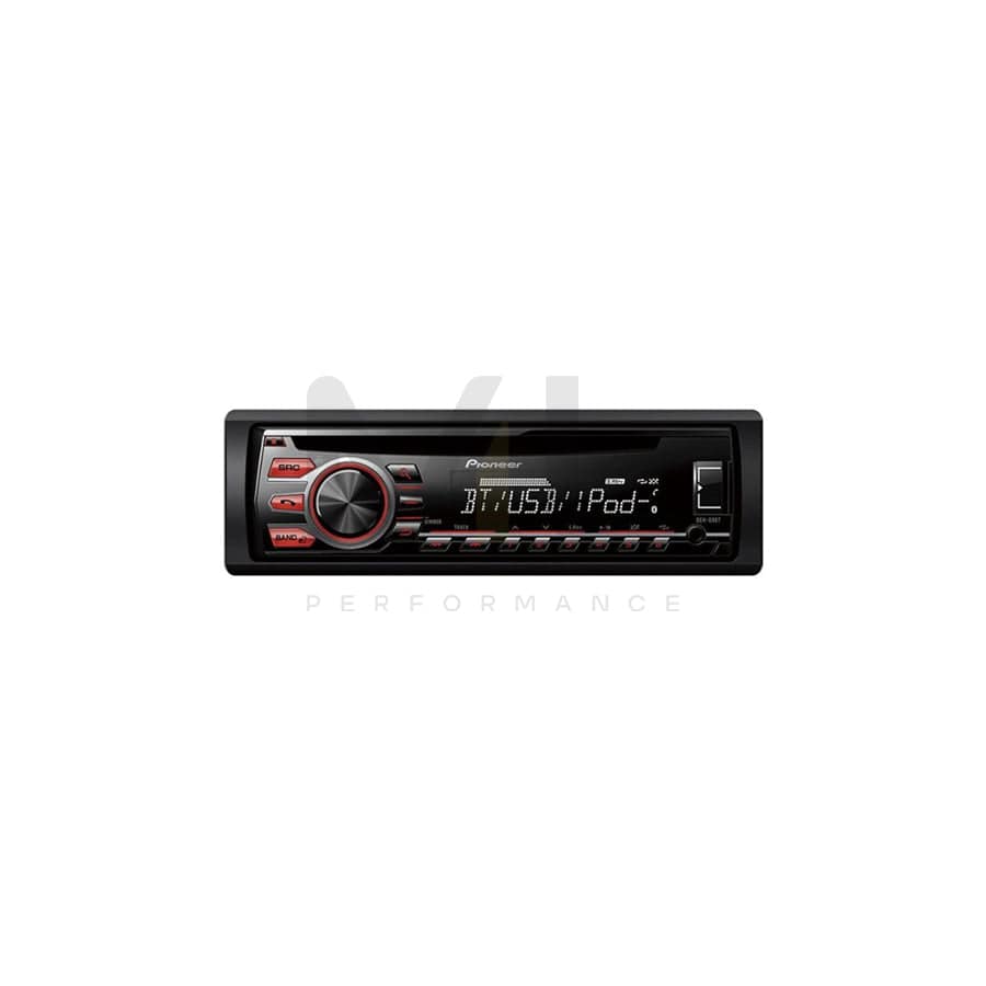 PIONEER DEH-09BT Car stereo CD, 1 DIN, 12V, MP3, WAV, WMA | ML Performance Car Parts