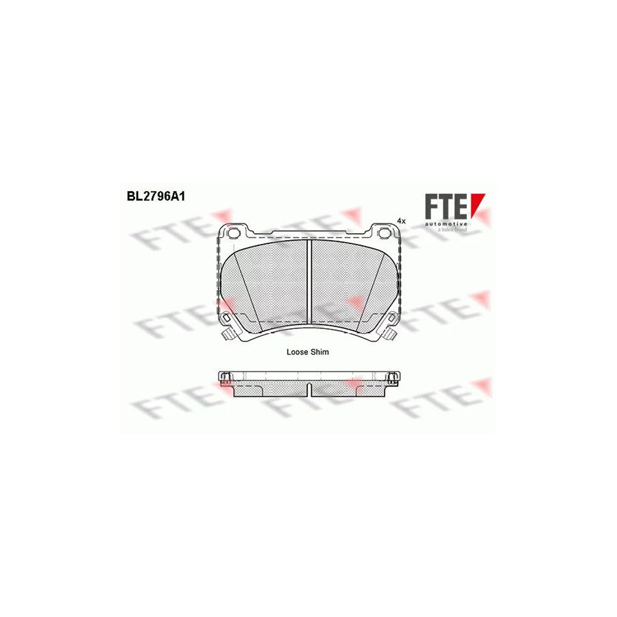 Fte BL2796A1 Brake Pad Set | ML Performance UK Car Parts