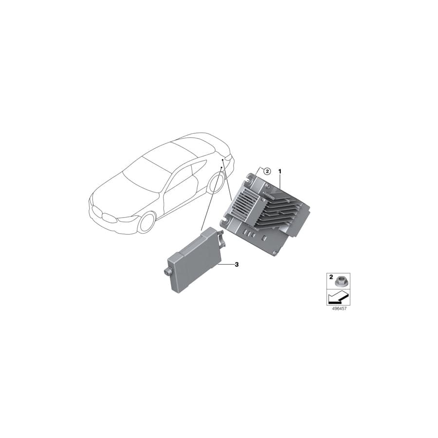 Genuine BMW 65129439044 G14 G29 G07 Receiver Audio Module TV / JAPAN (Inc. M850iX, X5 40iX & X7 50iX) | ML Performance UK Car Parts