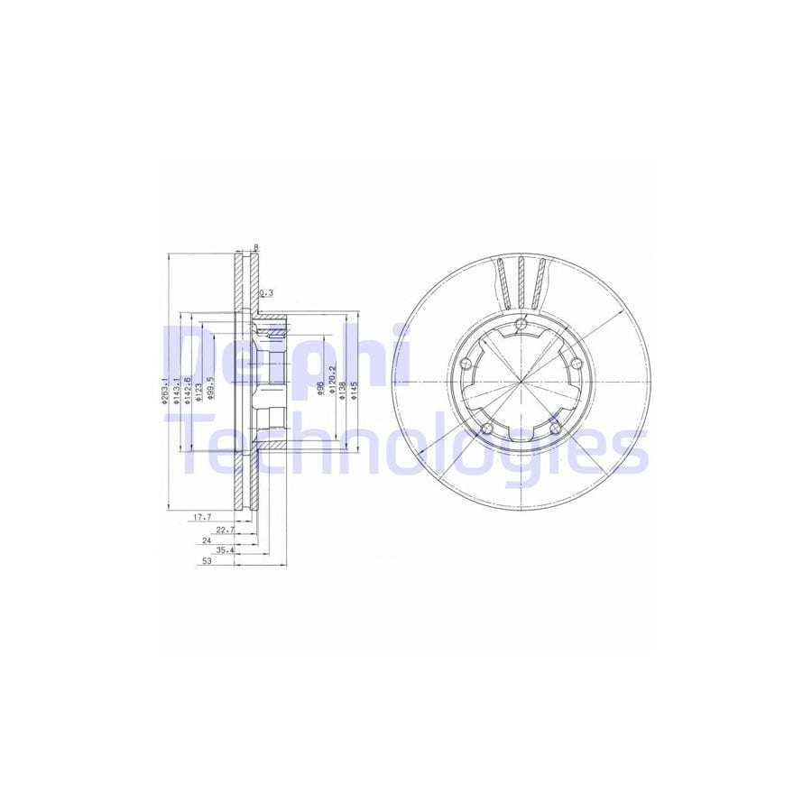 Delphi Bg3245 Brake Disc