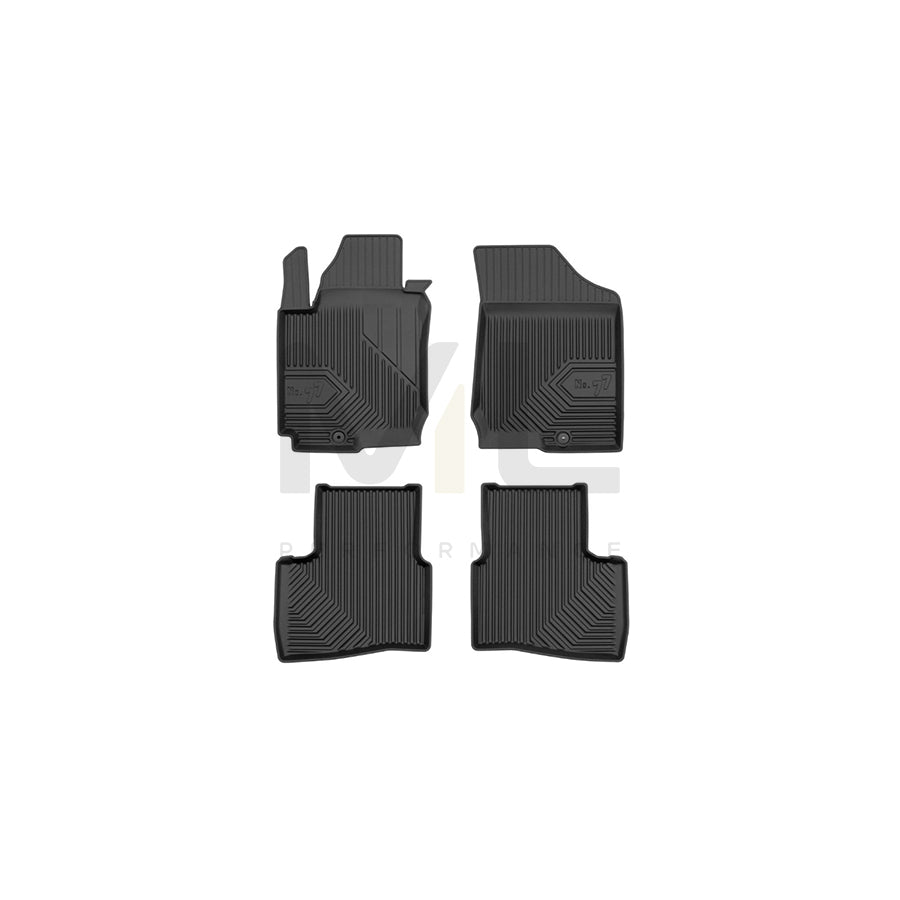 FROGUM Tailored, No.77 77426269 Floor mat set for SSANGYONG Korando IV Off-Road (C300) Elastomer, Front and Rear, Quantity: 4, Black | ML Performance Car Parts