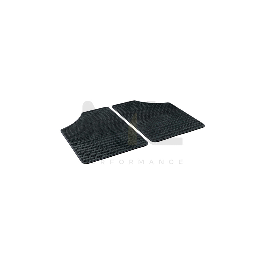 WALSER Tailored, Blueline Premium 14901 Floor mat set Elastomer, Rear, Quantity: 2, Black | ML Performance Car Parts