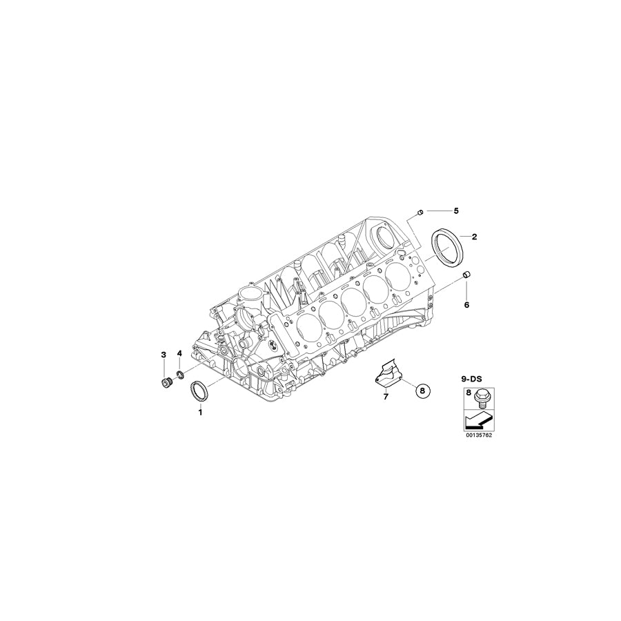 Genuine BMW 11417835890 E64 E61 E60 Heat Resistant Plate ZYL. 6-10 (Inc. M5 & M6) | ML Performance UK Car Parts