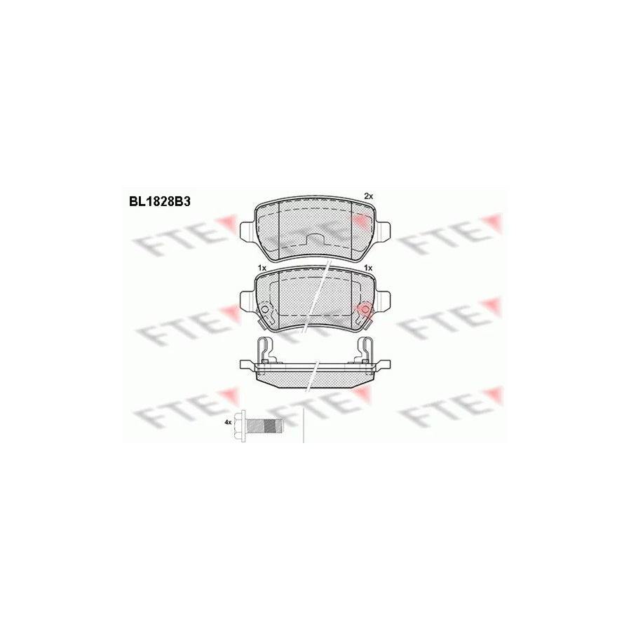 Fte 9010406 Brake Pad Set | ML Performance UK Car Parts