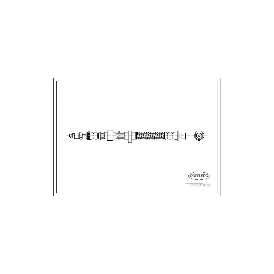 Corteco 19035876 Brake Hose | ML Performance UK