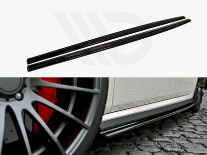 Maxton Design VW-PO-5F-GTI-SD1T Side Skirts Diffusers VW Polo V GTI | ML Performance UK Car Parts