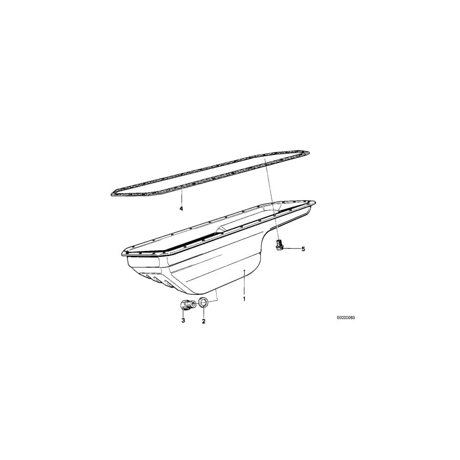 Genuine BMW 11131278927 E12 E28 E21 Oil Pan (Inc. 320, 520 & 525e) | ML Performance UK Car Parts