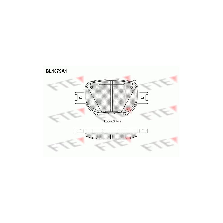 Fte BL1879A1 Brake Pad Set | ML Performance UK Car Parts