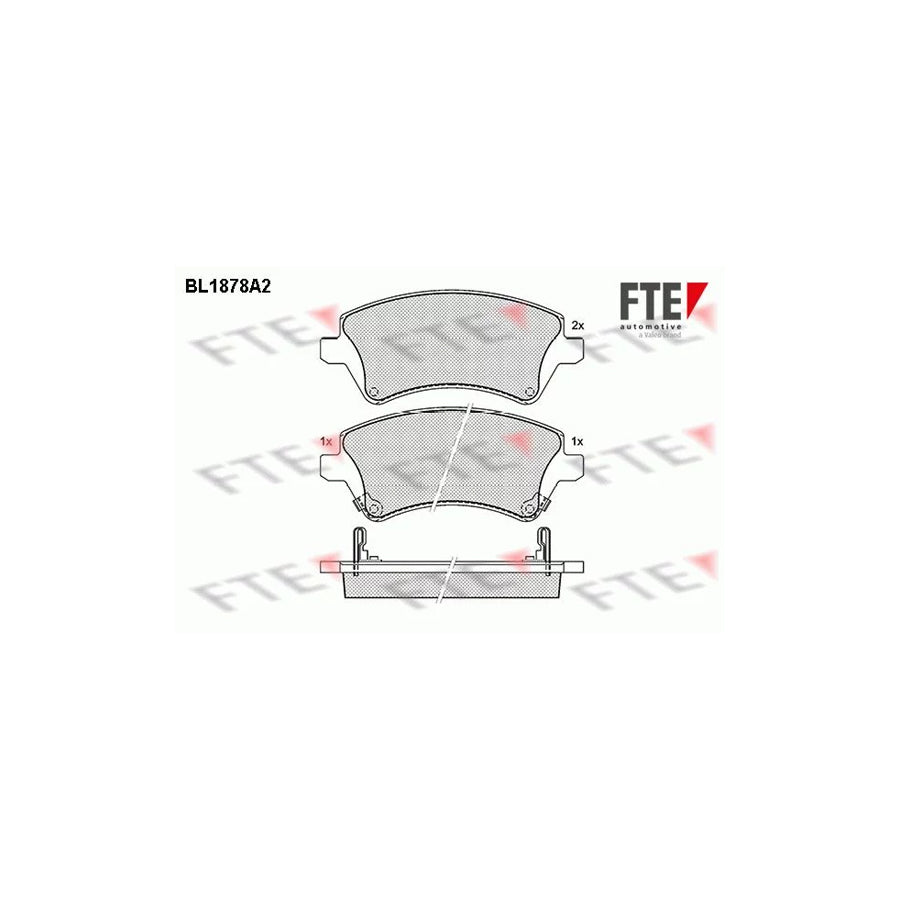 Fte BL1878A2 Brake Pad Set For Toyota Corolla | ML Performance UK Car Parts