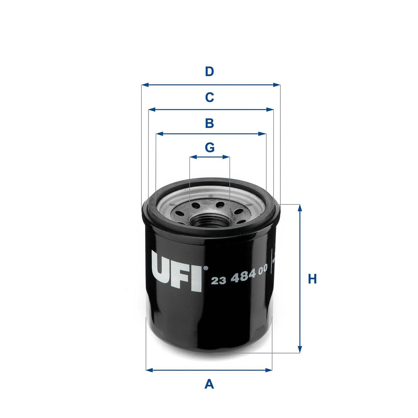 UFI 23.484.00 Oil Filter