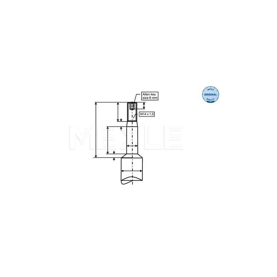 Meyle 326 624 0006 Shock Absorber For BMW 5 Series