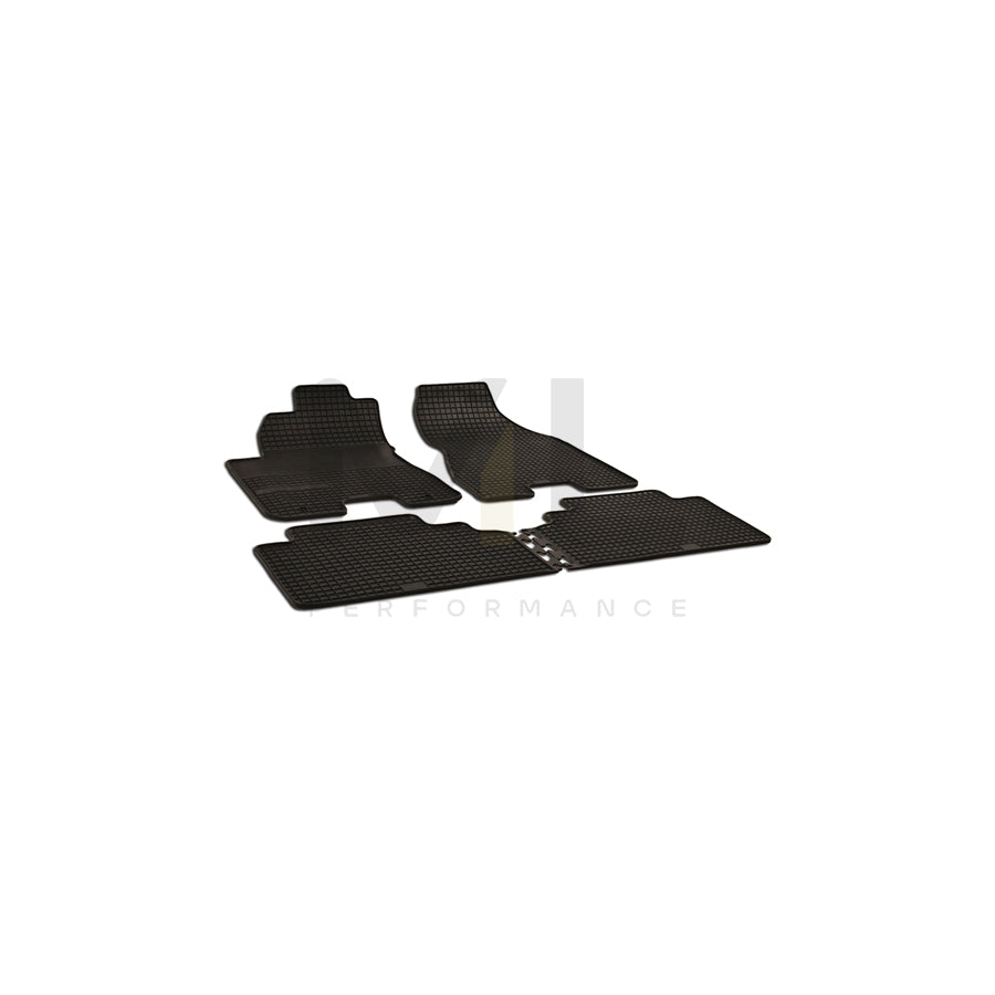 WALSER 50364 Floor mat set for HYUNDAI Tucson (JM) Elastomer, Front and Rear, Quantity: 4, Black | ML Performance Car Parts