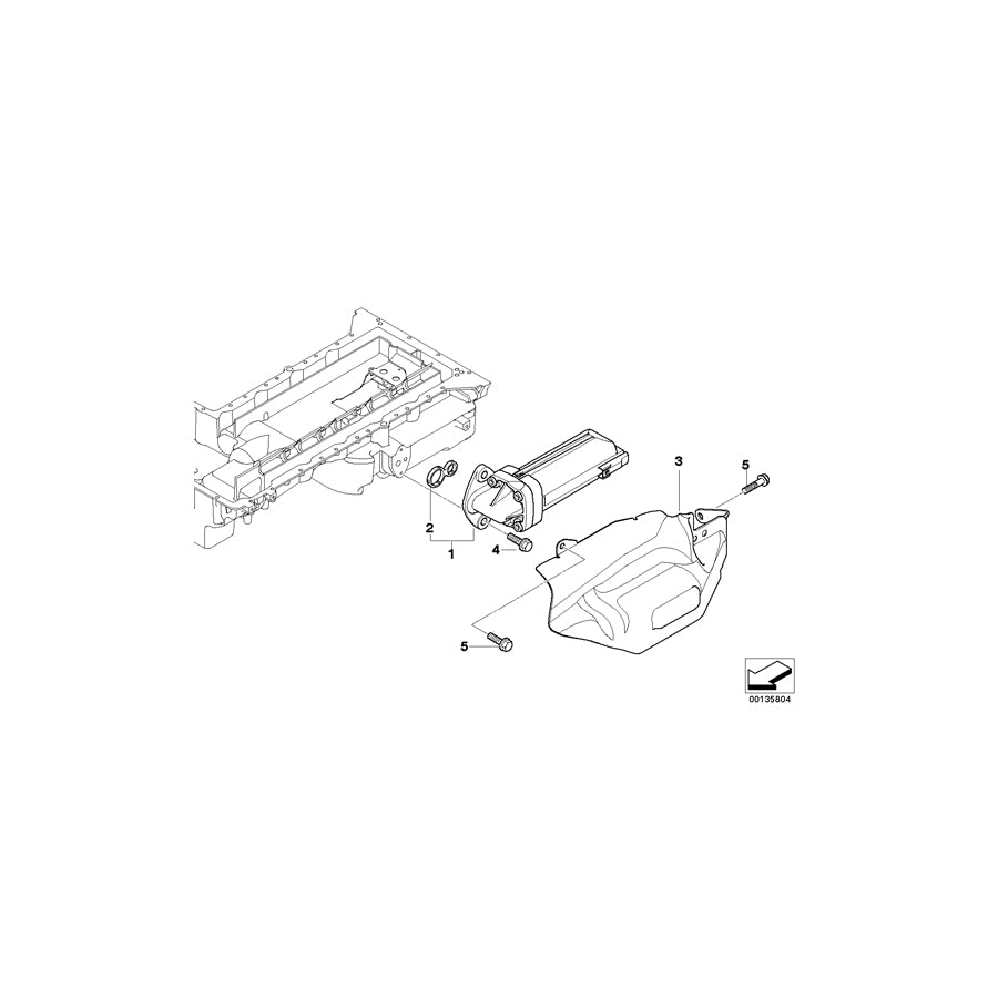 Genuine BMW 11417835887 E64 E61 E63 Heat Resistant Plate ZYL. 1-5 (Inc. M5 & M6) | ML Performance UK Car Parts