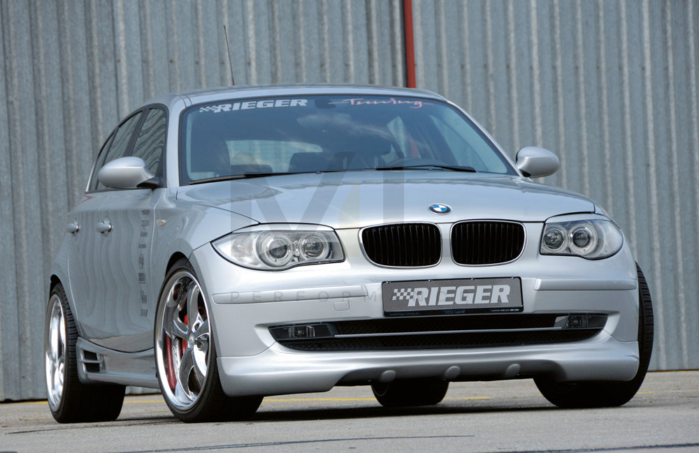 Rieger 00035022 BMW 1 Series E87 Front Splitter 2 | ML Performance UK Car Parts