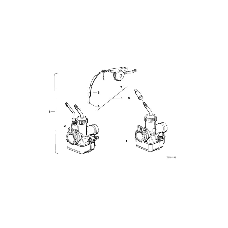 Genuine BMW 13111259265 60 69-76 Carburettor Left 1/26/123 (Inc. R60/6, R 75  & R50/5) | ML Performance UK Car Parts