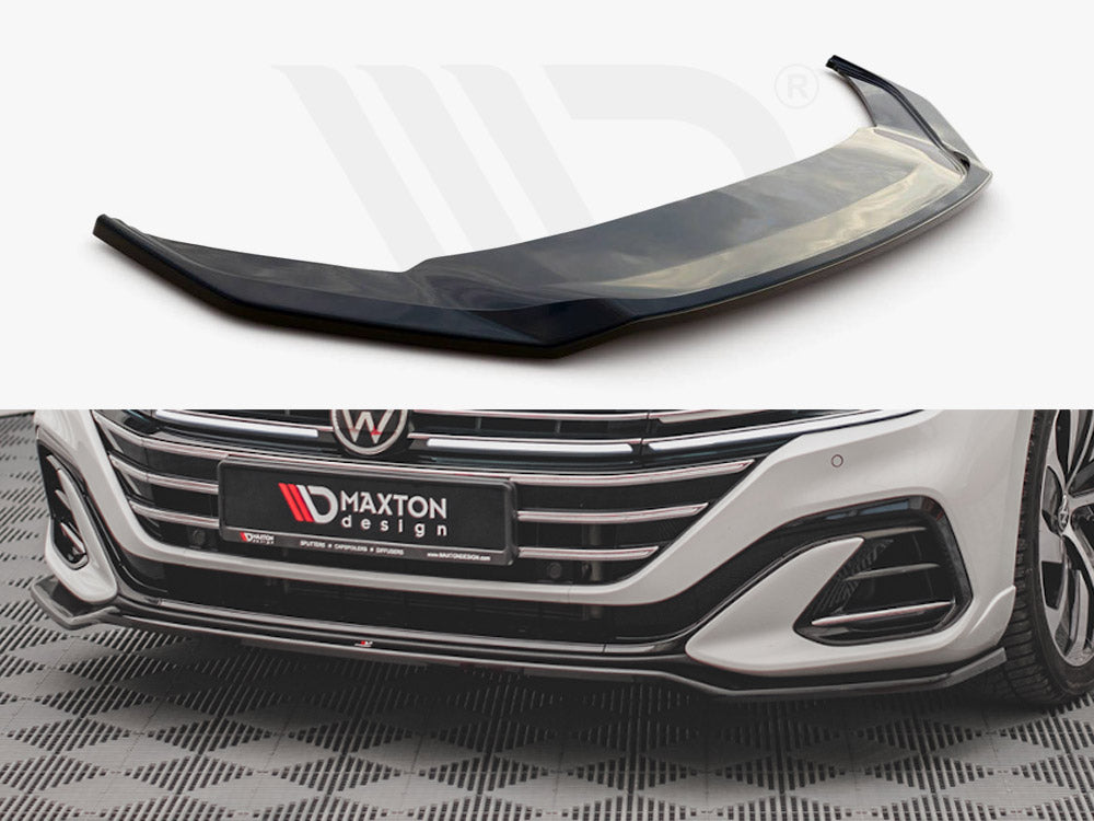 Maxton Design VW-AR-1F-RLINE-FD3T Front Splitter V.3 VW Arteon R-line Facelift (2020-) | ML Performance UK Car Parts