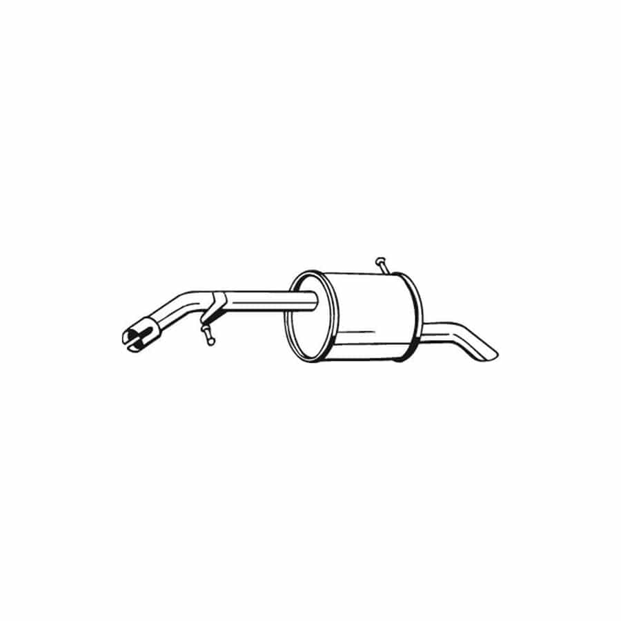 Bosal 190-039 Rear Silencer