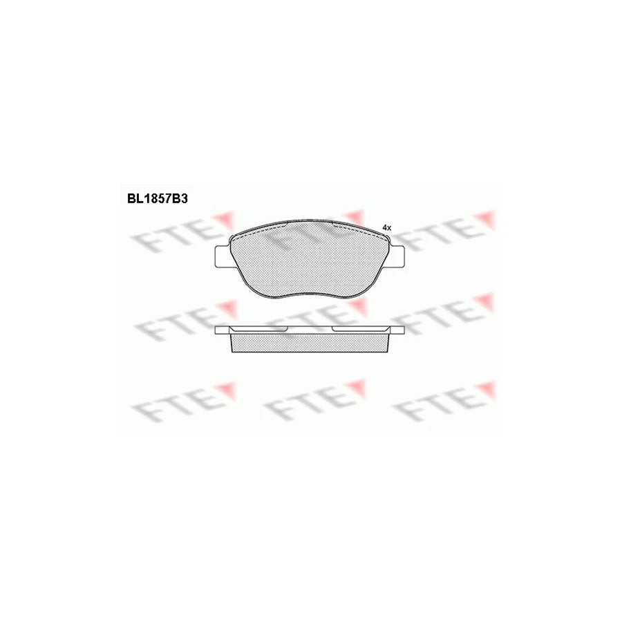 Fte 9010432 Brake Pad Set | ML Performance UK Car Parts